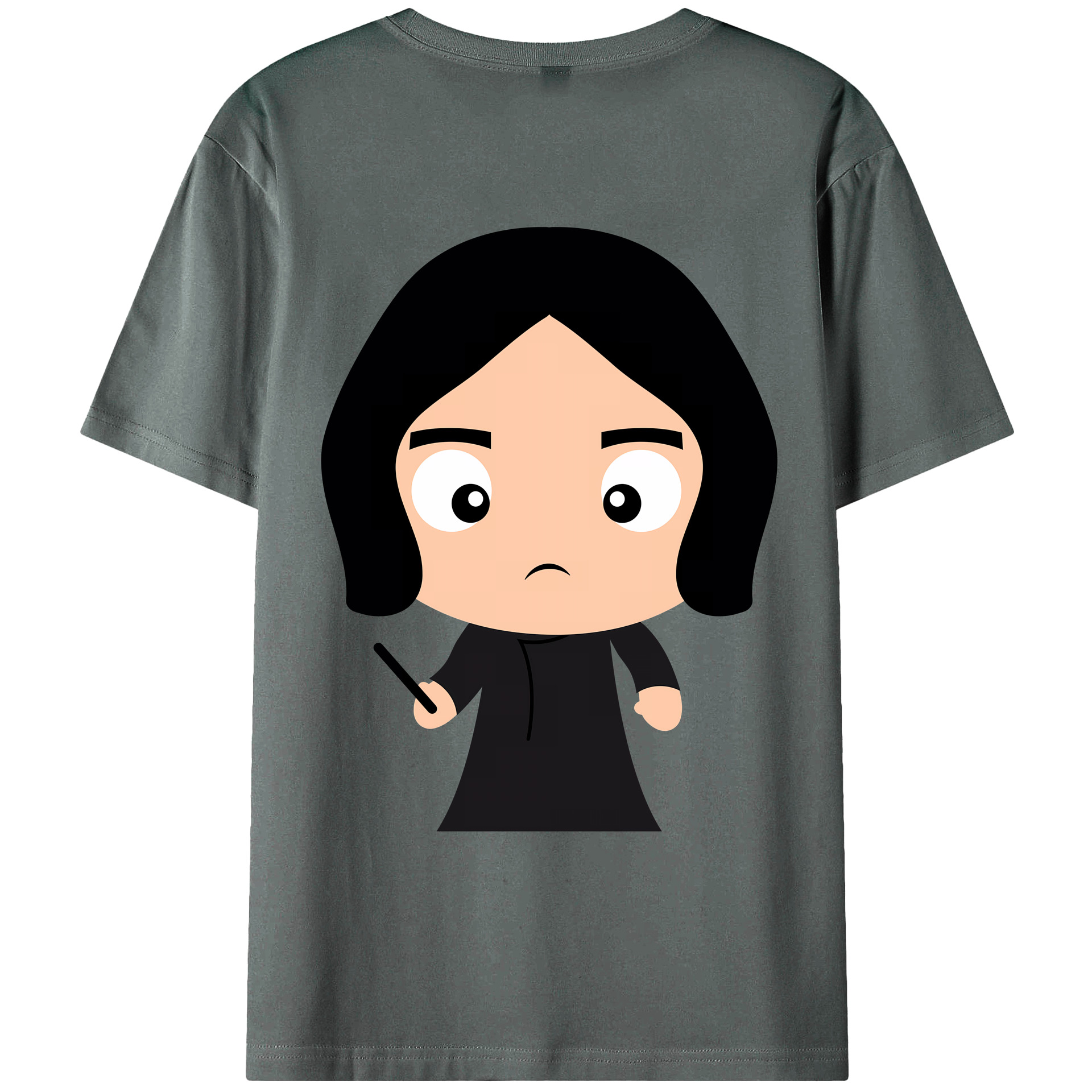 （画像用） Harry Potter ハリー・ポッターシリーズ 綿100％ メンズ半袖Tシャツ（バックプリント） 通気性